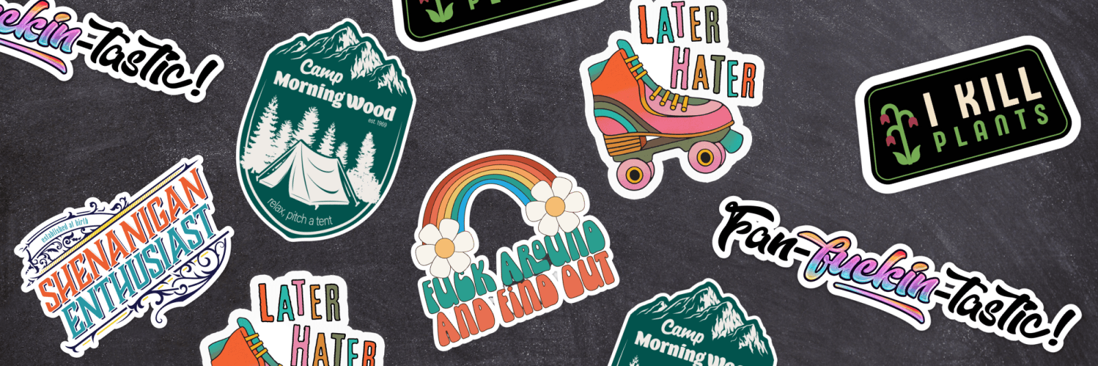 Create an Eye-Catching Sticker Display | Twisted Wares Wholesale