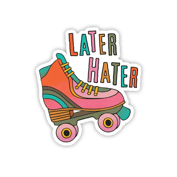Sticker – Sassy Attitude - attitude decor, funny sticker, novelty gift, Roller Derby, Roller Skate, sassy humor, vinyl sticker