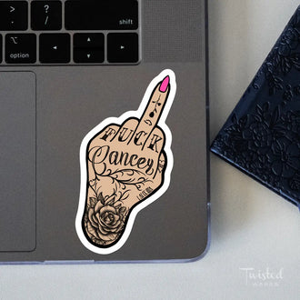 Sticker – Cancer Statement Tattoo - 0
