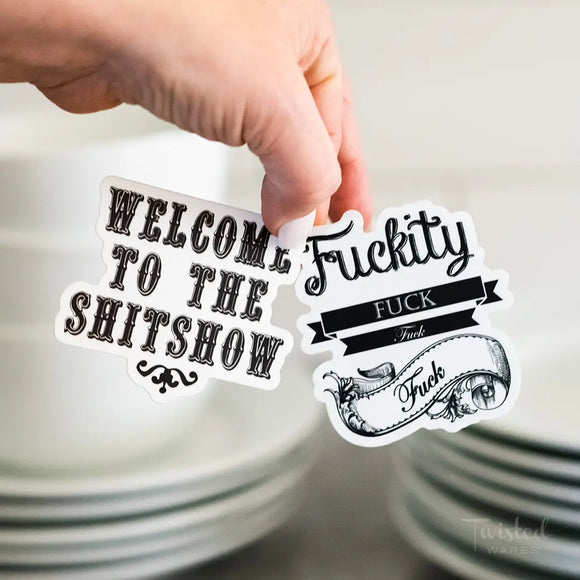Fun Sticker Swearing Humor
