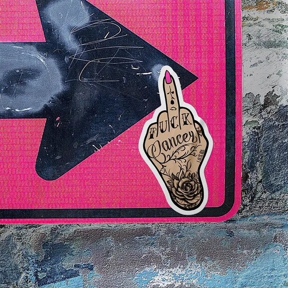 Sticker – Cancer Statement Tattoo