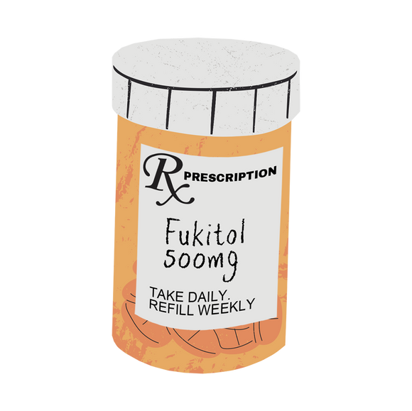 Sticker – Funny Medication - vinyl sticker, dark humor, novelty sticker, sarcastic humor, funny sticker, Nurse, Work Humor, Rx, Prescription, Medication, Cuss Word, Swear Words
