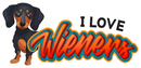 Sticker – Playful Pun - Dachshund, vinyl sticker, funny wordplay, adult humor, novelty sticker, giftable humor, sausage dog