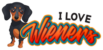 Sticker – Playful Pun - Dachshund, vinyl sticker, funny wordplay, adult humor, novelty sticker, giftable humor, sausage dog