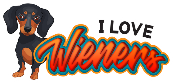 Sticker – Playful Pun - Dachshund, vinyl sticker, funny wordplay, adult humor, novelty sticker, giftable humor, sausage dog