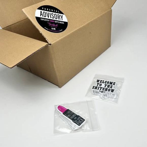 Sticker – Bold Deadpan Humor