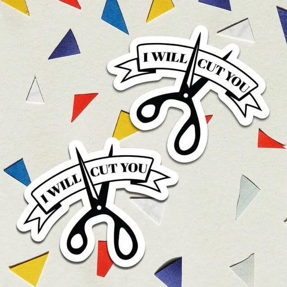Sticker – Bold Deadpan Humor